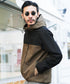 ベージュ×ブラック(パーカー) MODEL : GO 180cm 66kg Lsize